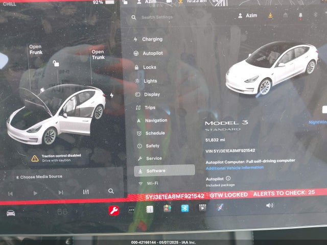 2021 TESLA MODEL 3 5YJ3E1EA8MF921542 Photo 6