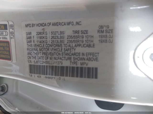 2020 ACURA RDX 5J8TC2H5XLL011379 Photo 8