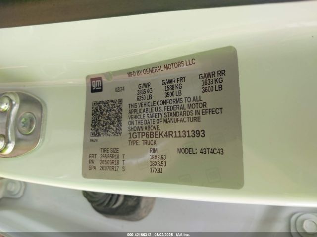 1GTP6BEK4R1131393 GMC Canyon 4wd Elevation