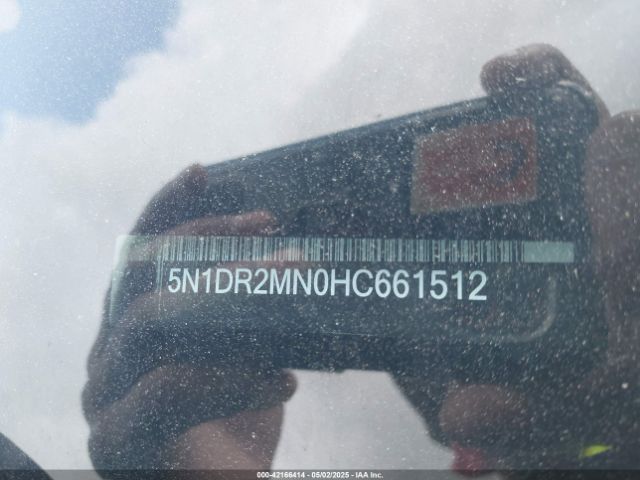 5N1DR2MN0HC661512 Nissan Pathfinder Sl