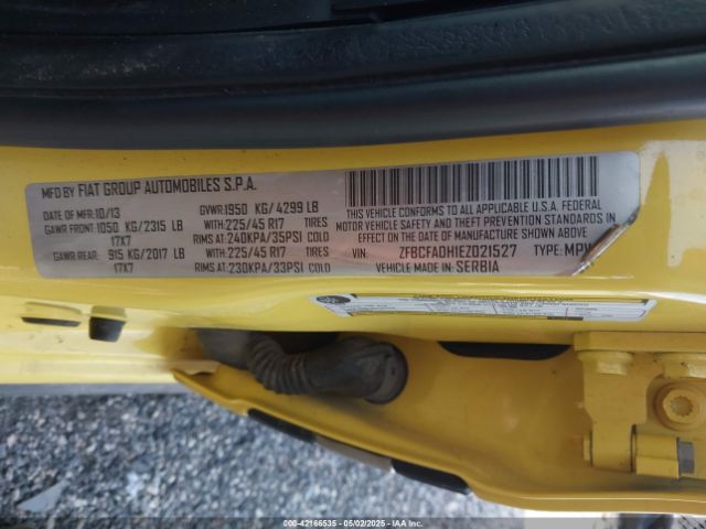 2014 FIAT 500L ZFBCFADH1EZ021527 Photo 8