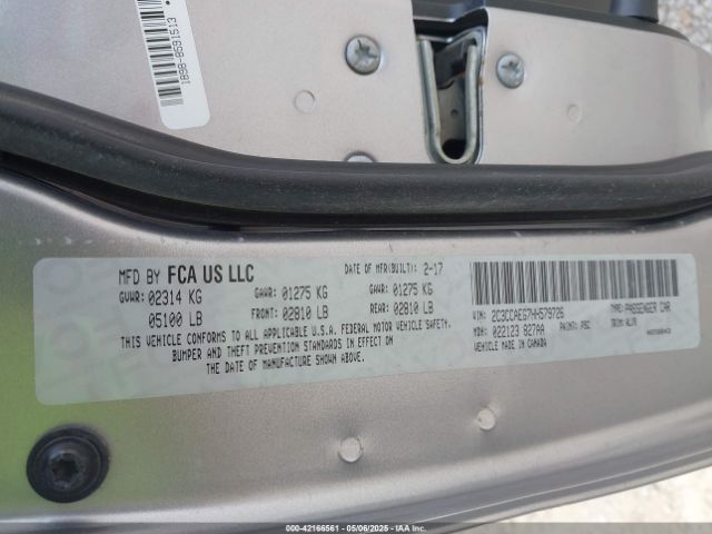 2017 CHRYSLER 300C 2C3CCAEG7HH579726 Photo 8