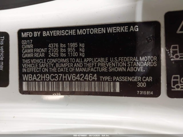 WBA2H9C37HV642464 BMW 230i Xdrive