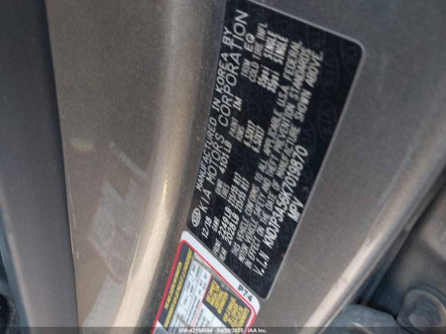 2019 KIA SOUL KNDJP3A56K7019870 Photo 8