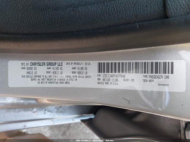 Chrysler 200 Limited 2015 1C3CCCAB7FN577548 Image 9