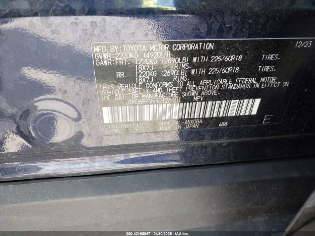 JTMD6RFV9RD128301 Toyota Rav4 Hybrid Limited