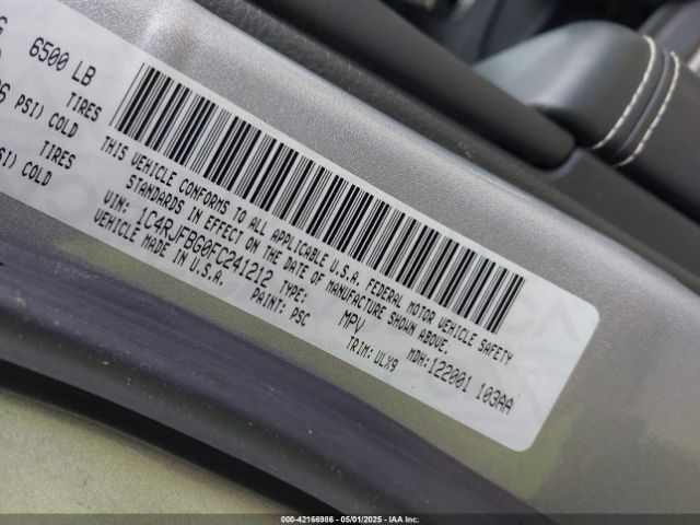 1C4RJFBG0FC241212 Jeep Grand Cherokee Limited