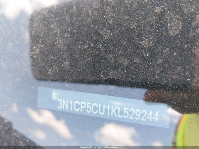 3N1CP5CU1KL529244 Nissan KICKS SV