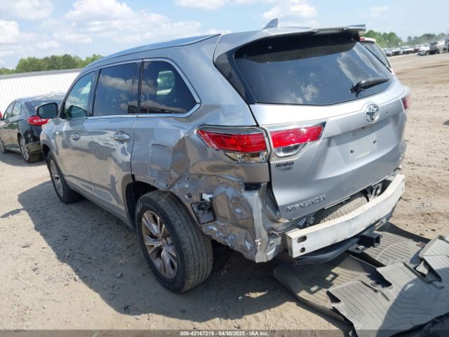 5TDKKRFH1ES036742 Toyota Highlander Xle V6