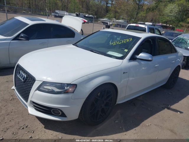 2012 AUDI S4 WAUBGAFLXCA097800 Photo 1