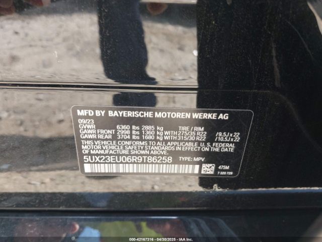 5UX23EU06R9T86258 BMW X5 Xdrive40i