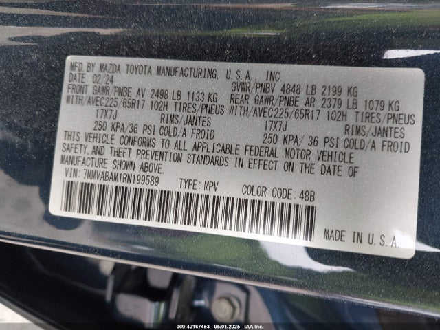 7MMVABAM1RN199589 Mazda py