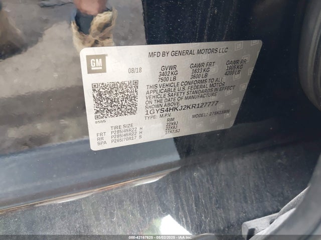 2019 CADILLAC ESCALADE ESV 1GYS4HKJ2KR127777 Photo 8