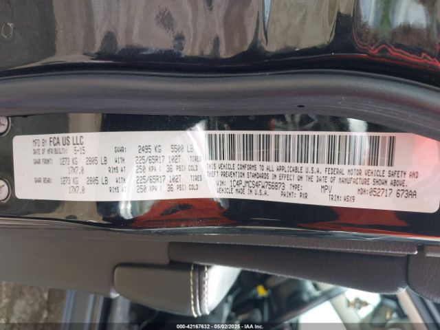 1C4PJMCS4FW756873 Jeep Cherokee Latitude