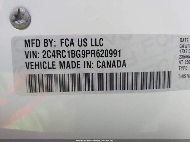 Chrysler Pacifica Touring L 2023 2C4RC1BG9PR620991 Image 9