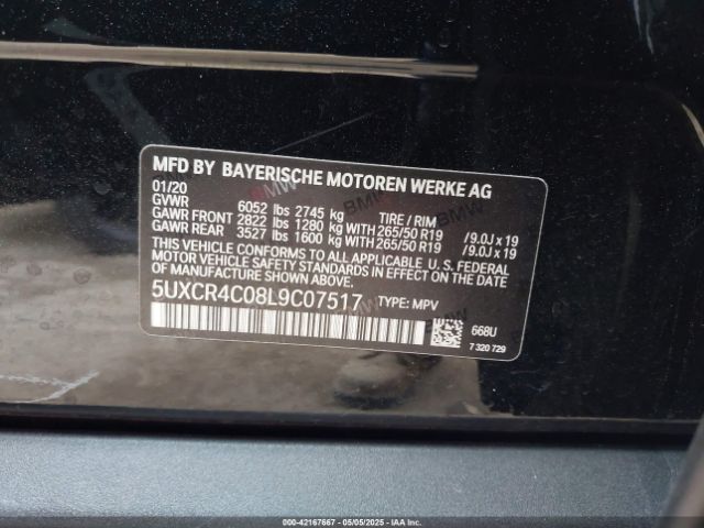 5UXCR4C08L9C07517 BMW X5
