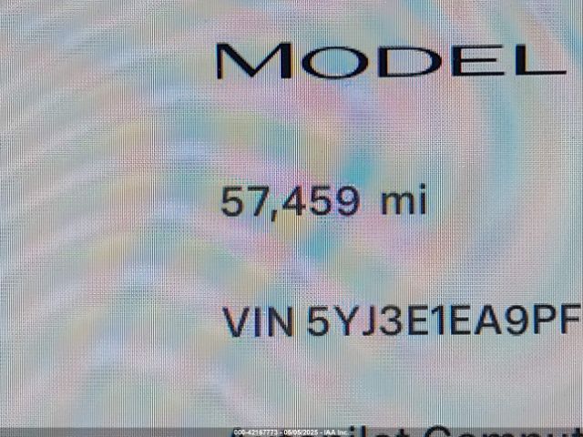 5YJ3E1EA9PF639141 Tesla Model 3 Rear-wheel Drive