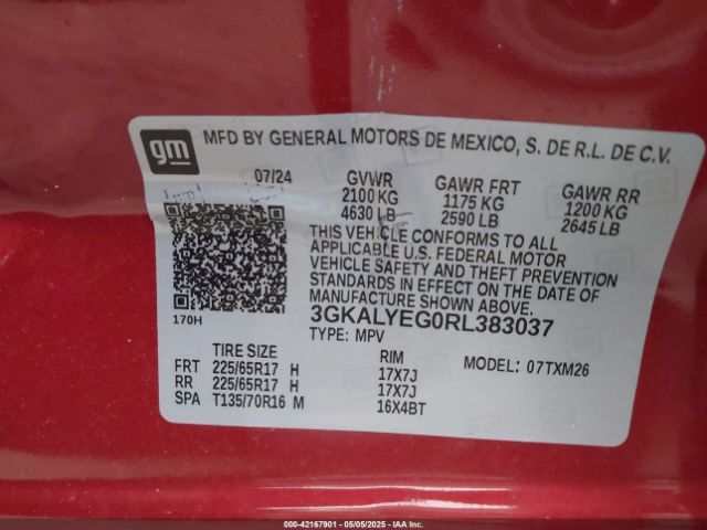 2024 GMC TERRAIN 3GKALYEG0RL383037 Photo 8