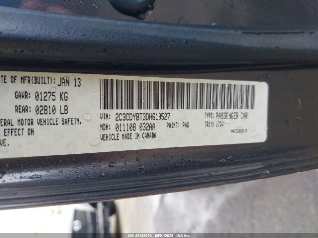 2013 DODGE CHALLENGER 2C3CDYBT3DH619527 Photo 8