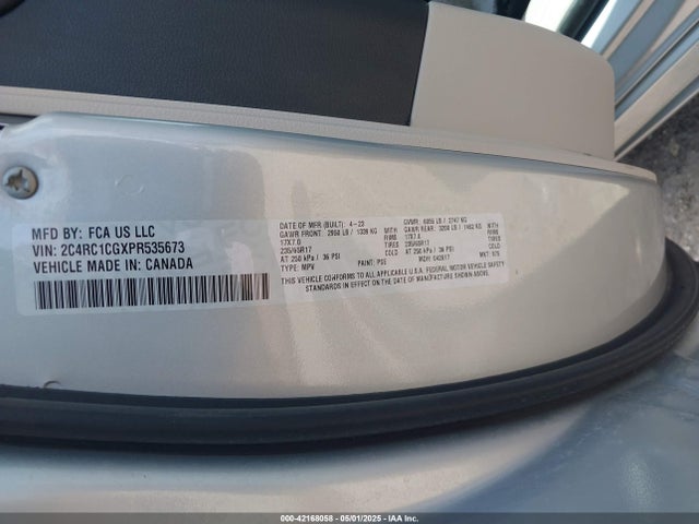 Chrysler Voyager Lx 2023 2C4RC1CGXPR535673 Image 9