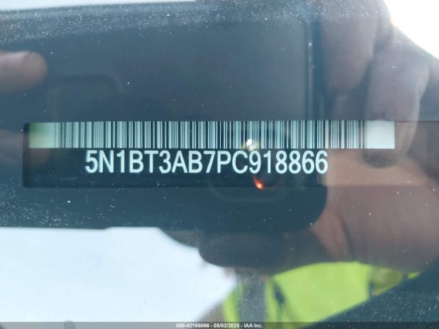 5N1BT3AB7PC918866 Nissan Rogue S Intelligent Awd
