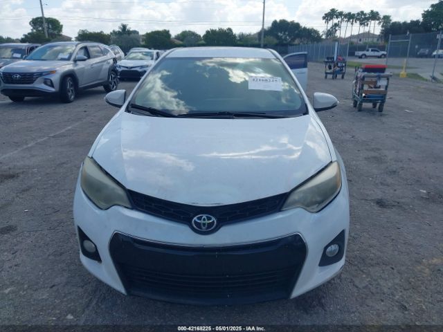 2T1BURHE6FC357442 Toyota Corolla S