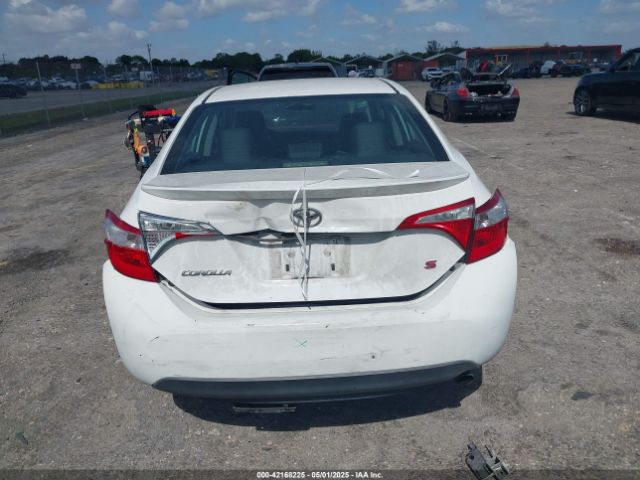 2T1BURHE6FC357442 Toyota Corolla S