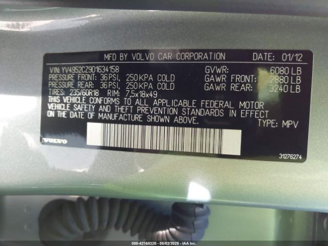 2013 VOLVO XC90 YV4952CZ9D1634158 Photo 8