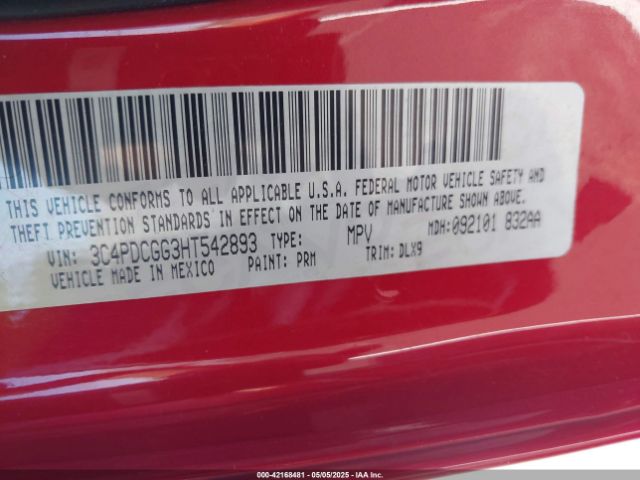 3C4PDCGG3HT542893 Dodge Journey Crossroad Plus