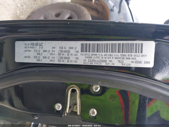 3C6UR5NLXJG256688 RAM 2018