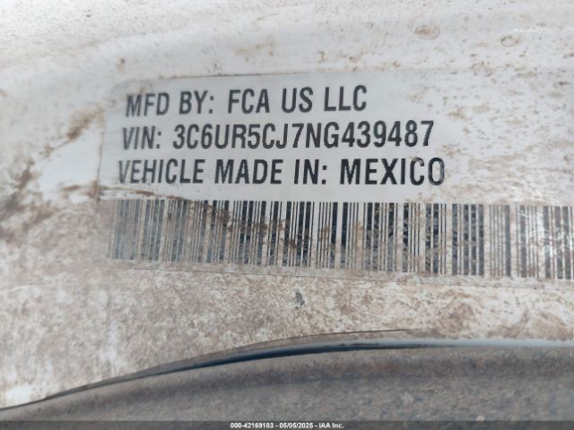 3C6UR5CJ7NG439487 RAM 2500 Tradesman  4x4 6'4 Box