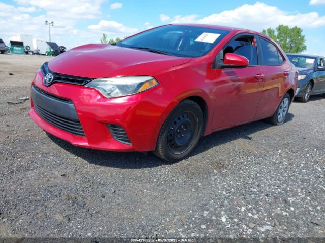 5YFBURHE3GP558877 Toyota COROLLA LE