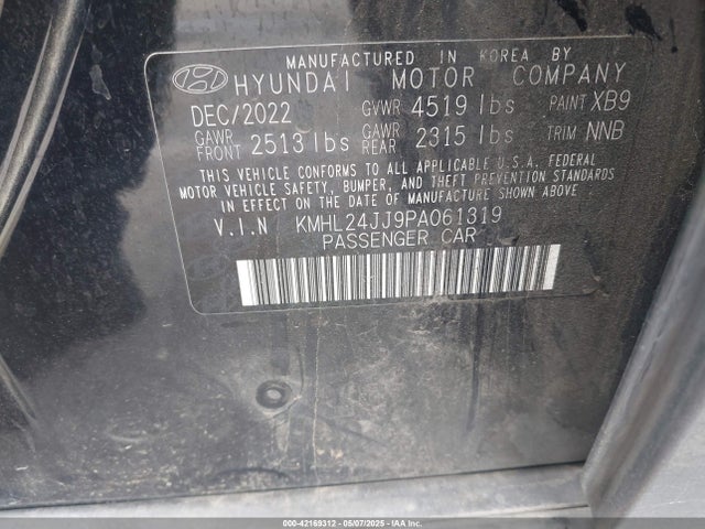 KMHL24JJ9PA061319 Hyundai gdi nu pe