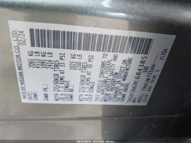 2024 NISSAN ROGUE 5N1BT3BA2RC684385 Photo 8