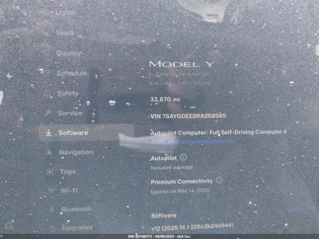 2024 TESLA MODEL Y 7SAYGDEE8RA258565 Photo 6
