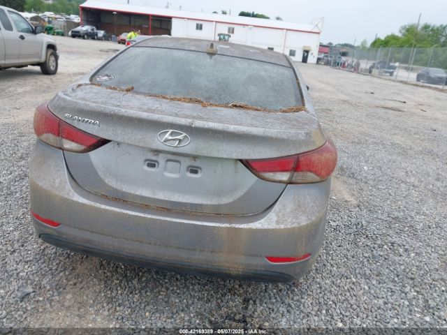 KMHDH4AE3GU523605 Hyundai ELANTRA SE