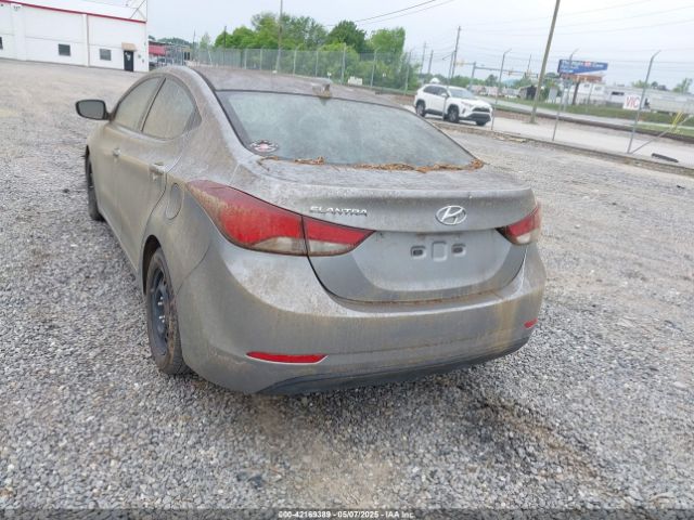 KMHDH4AE3GU523605 Hyundai ELANTRA SE