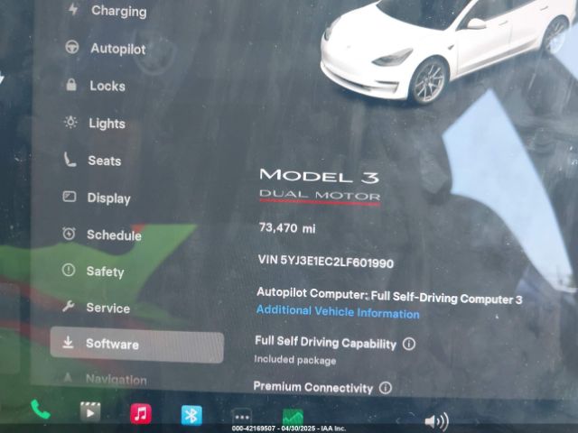 2020 TESLA MODEL 3 5YJ3E1EC2LF601990 Photo 6