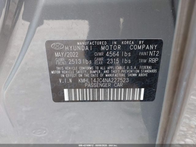 KMHL14JC4NA227523 Hyundai Sonata N Line