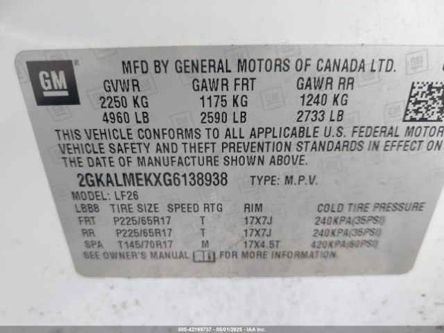 2GKALMEKXG6138938 GMC Terrain Sle-1