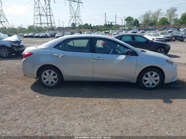 2T1BURHE0FC446603 Toyota COROLLA LE