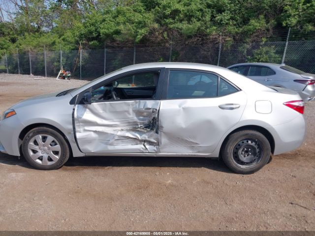 2T1BURHE0FC446603 Toyota COROLLA LE