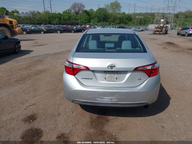 2T1BURHE0FC446603 Toyota COROLLA LE