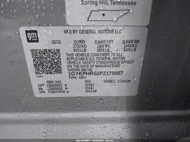 2023 CADILLAC XT6 1GYKPHRS2PZ179987 Photo 8