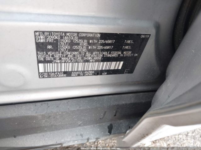 JTMW1RFV5KJ011930 Toyota Rav4 Xle