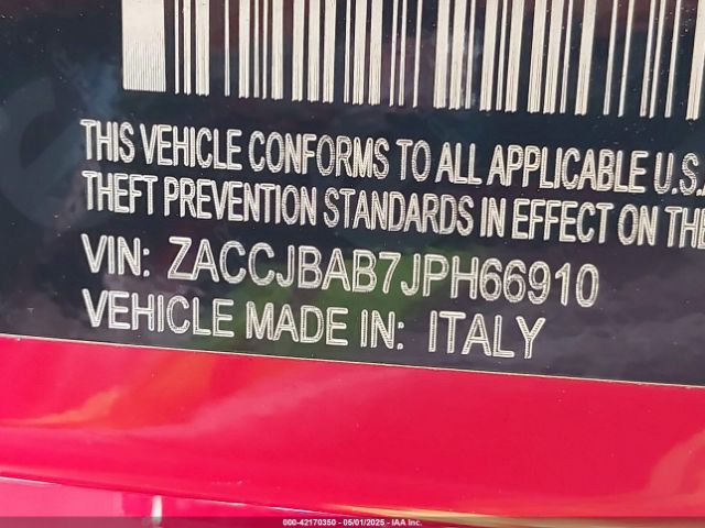 ZACCJBAB7JPH66910 Jeep Renegade