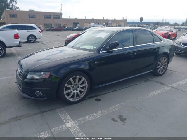 2012 AUDI A4 WAUEFAFL8CA119583 Photo 1