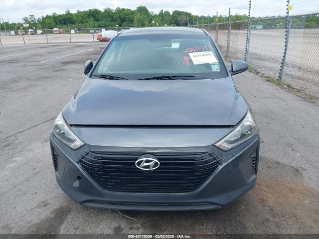 KMHC65LC9JU077745 Hyundai Ioniq Hybrid Blue