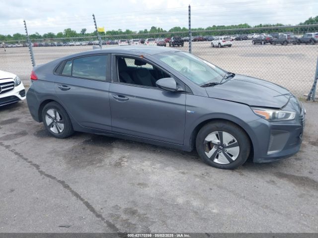 KMHC65LC9JU077745 Hyundai Ioniq Hybrid Blue