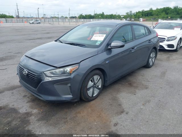 KMHC65LC9JU077745 Hyundai Ioniq Hybrid Blue